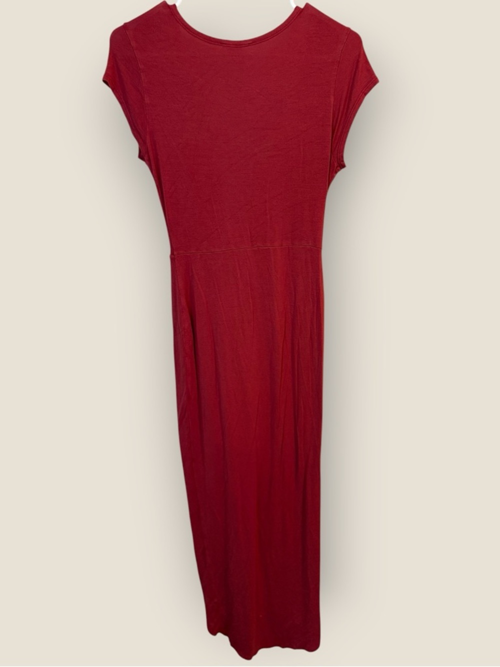 🌺Rolla Coster Burgundy Twist-Front Maxi Dress - Picture 3 of 5